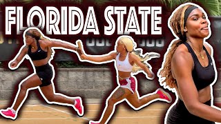 Florida State Sprinters ft Jamaicas Shenese Walker [upl. by Ezana]