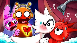 Incredibox Sprunki  Wenda Kiss with Raddy  Incredibox Sprunki Animation  Oren X Pinki in Love [upl. by Rotciv]