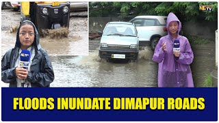 FLOODS INUNDATE DIMAPUR ROADS [upl. by Millburn447]