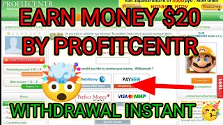 Earn money 20 usd per day new website profitcentr  picoworkers alternate earning site [upl. by Otreblif]