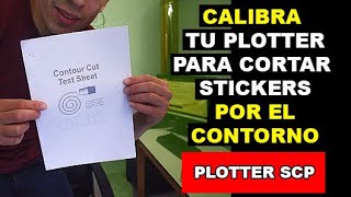 Calibración Maestra Ajuste Perfecto para el Corte de Stickers con Plotter SCP SingMaster [upl. by Aliahkim86]