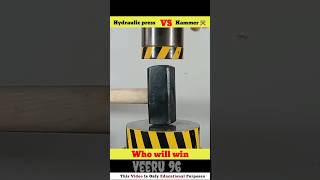 Hamer vs Hydraulic Press🤔⁉️mini wood toy woodworking art skill  wood  hand  crafts shorts [upl. by Anar]