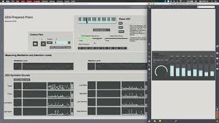 EEGPrepared Piano MaxMSP Patch [upl. by Naihtsirc]