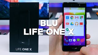 BLU Life One X Unboxing and First Look [upl. by Aylmar65]