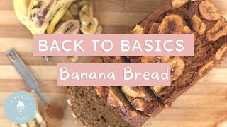 Back to Basics How to Make Banana Bread Dairy free  Georgias Cakes [upl. by Norret]