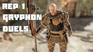 Rep 1 Gryphon Duels  This Man is Amazing  For Honor [upl. by Heimer6]