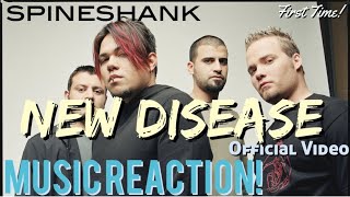 THIS IS FLAMES🔥Spineshank  New Disease Official VideoFirst Time Music Reaction🔥 [upl. by Enialb]