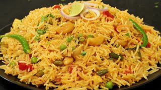 Even Beginner Can Make Perfect Vegetable Pulao With This Recipe  Easy Rice Recipe [upl. by Easlehc8]