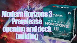 Modern Horizons 3 Prerelease opening and deck building  MTG [upl. by Acire]