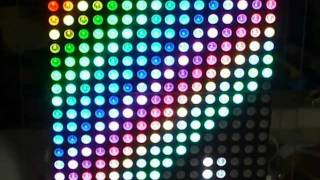 16 x 16 RGB LED Matrix [upl. by Belda287]