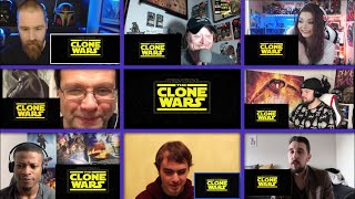 Star Wars The Clone Wars Trailer  Reactions Mashup [upl. by Harias]