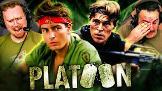 PLATOON 1986 MOVIE REACTION FIRST TIME WATCHING Charlie Sheen  Willem Dafoe  Movie Review [upl. by Chesnut]