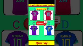 Color test can you remember each jersey  shorts quiz [upl. by Seuqcaj]