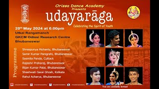 UDAYARAGA  the solo dance festival organized by Orissa Dance Academy [upl. by Itsud]