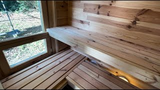 2000 Home Sauna Build  Step by Step Guide [upl. by Drake]