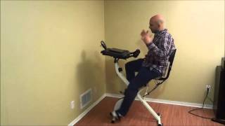 FitDesk 20 ReviewExercise Bike With Desk Attachment [upl. by Delores]