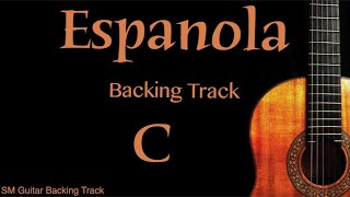 Espanola  Flamenco Backing Track in C With Chords And Short Full Track [upl. by Jessee244]