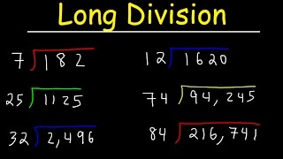 Long Division Made Easy  Examples With Large Numbers [upl. by Fredia]