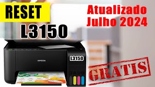 Reset Epson L3150 Atualizado julho 2024 almofadas de tintas cheias [upl. by Dleifyar]