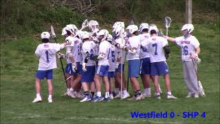 Westfield HS 2021 Freshman Boys Lacrosse 210419 vs Seton Hall Prep [upl. by Irrehs]