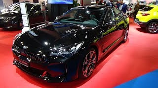 2018 KIA Stinger GT 33 TGDi  Exterior and Interior  Auto Zürich Car Show 2017 [upl. by Anyat]