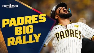 FULL INNING Padres GO OFF for 6 runs in the 2nd inning of NLDS Game 3 [upl. by Oicinoid446]