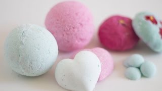 How To Make Bath Bombs  DIY Christmas Present Ideas [upl. by Kciredes]