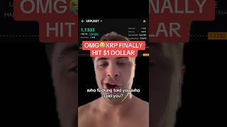 OMG😭XRP FINALLY HIT 1 DOLLAR [upl. by Barrus]