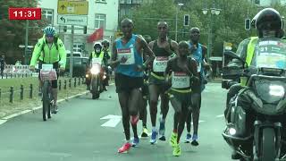 40 Generali Berliner Halbmarathon 2021 almost FULL MEN´S RACE [upl. by Gnourt]