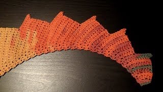 How to crochet a dragon tail Katia BELICE [upl. by Sorac661]