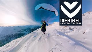 Méribel  GoPro ski et parapente [upl. by Yhtomiht]