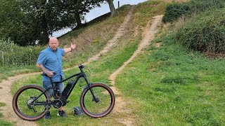 Can this MODIFIED middrive Bafang EBIKE climb this REALLY BIG HILL [upl. by Ynaffik842]