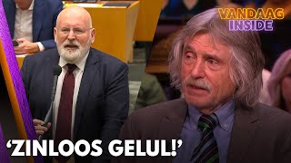 Johan hoort uitspraken Timmermans over Wilders ‘Zinloos gelul’  VANDAAG INSIDE [upl. by Kenneth]