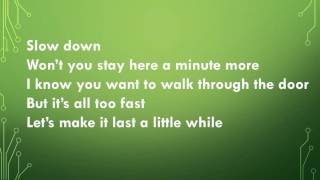 Slow Down Lyric Video  by Nichole Nordeman [upl. by Yna]