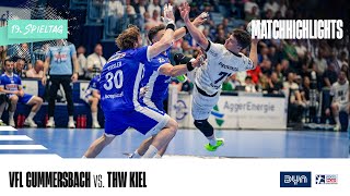 Highlights VfL Gummersbach  THW Kiel [upl. by Haseefan865]