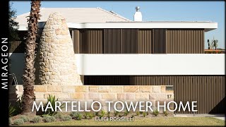 Modern House Inspired by Defensive Forts  Martello Tower Home [upl. by Aner]