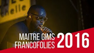 Maître Gims  quotSapés comme jamaisquot  Live  Francofolies de La Rochelle [upl. by Antonella]