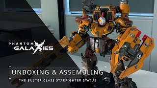 Unboxing and Assembling the Buster Class Starfighter Statue [upl. by Rieth]