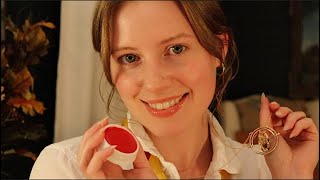 ASMR Doing Your Makeup 🎃 Friend Helps You Get Ready for Halloween 🍂 Realistic Personal Attention [upl. by Eninahs]