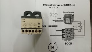 EOCR electronic over current relay overload relay motor circuit three phase motor starter EOCRSS [upl. by Paapanen]