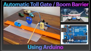 Arduino  Automatic Toll Gate  Ultrasonic Sensor [upl. by Dinny]