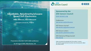 Inkjettable Polydimethylsiloxane Based Soft Electronics [upl. by Anaya]