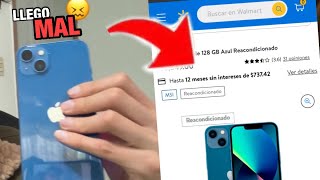 COMPRE UN IPHONE 13 reacondicionado en WALMART  ¿COMO LLEGÓ GIVU Y TATRIC [upl. by Stannwood]