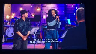 Sofronio Vasquez amp Aliyah Khaylyn after rehearsal FULL Clip  The Voice Battles Day 4 102924 [upl. by Irrok]