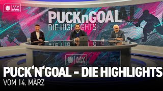 PucknGoal – die Highlights  14 März 2022 [upl. by Etnomed]