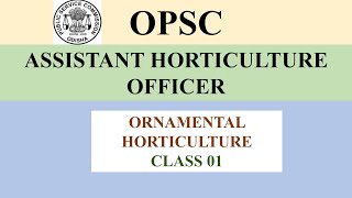 OPSC II AHO II ORNAMENTAL HORTICULTURE [upl. by Gnoix]