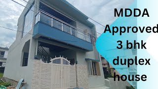 MDDA Approved 3 bhk duplex house for sale in Dehradun [upl. by Nebe]