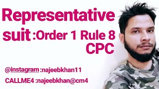 Order 1 Rule 8 CPC Representative suit [upl. by Niwde478]