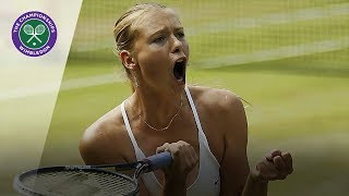 Maria Sharapova vs Serena Williams Wimbledon final 2004 Extended Highlights [upl. by Orecic499]