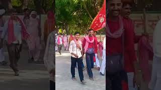 Salasar Balaji dham paidal yatri Sangh ❤️kelnia to Salasar dham ❤️subscribe video [upl. by Melborn]